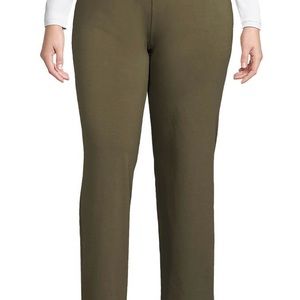 Lands End Starfish High Rise Straight Leg Elastic Waist